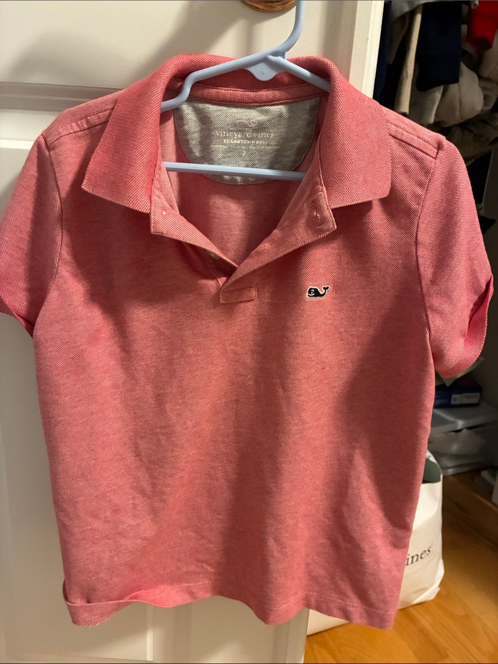 Vineyard Vines Boys’ light red Short-Sleeve Polo